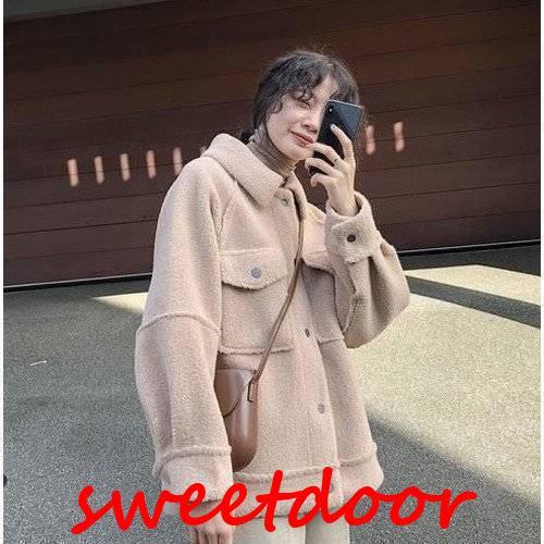 コート レディース 40代 50代 2021 秋 冬 秋冬 大きいサイズ アウター ショート丈 羽織り ウール ゆったり 無地 シンプル オーバーサイズ カジュアル