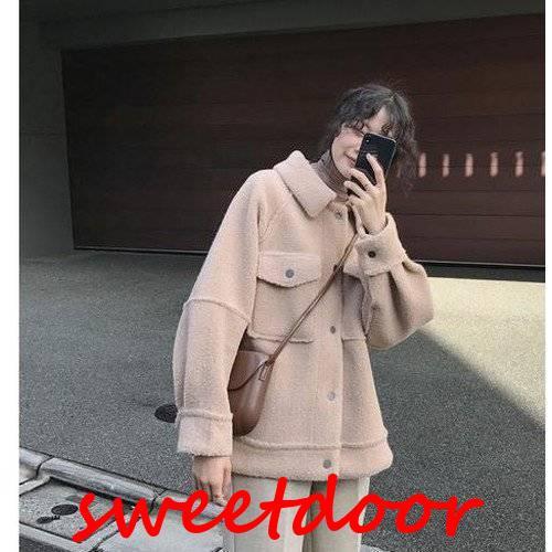 コート レディース 40代 50代 2021 秋 冬 秋冬 大きいサイズ アウター ショート丈 羽織り ウール ゆったり 無地 シンプル オーバーサイズ カジュアル