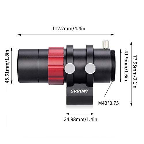 SVBONY SV165 ガイドスコープ 望遠鏡ファインダー ミニ 30mm F4ファインダースコー