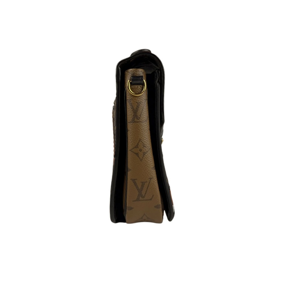 ルイ ヴィトン LOUIS VUITTON ショルダーバッグ モノグラム リバース ポシェット メティスMM レザー ブラック×ブラウン レディース M43488 z5704 ルイ ヴィトン LOUIS VUITTON ショルダーバッグ モノグラム リバース ポシェット メティスMM レザー ブラック×ブラウン レディース M43488 z5704