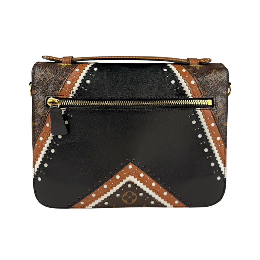 ルイ ヴィトン LOUIS VUITTON ショルダーバッグ モノグラム リバース ポシェット メティスMM レザー ブラック×ブラウン レディース M43488 z5704 ルイ ヴィトン LOUIS VUITTON ショルダーバッグ モノグラム リバース ポシェット メティスMM レザー ブラック×ブラウン レディース M43488 z5704