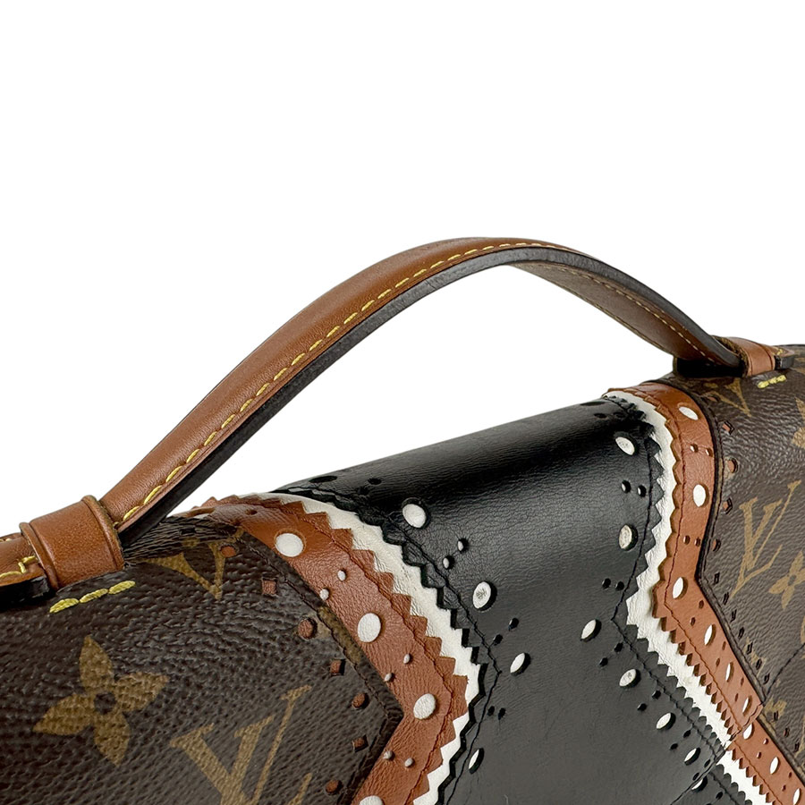 ルイ ヴィトン LOUIS VUITTON ショルダーバッグ モノグラム リバース ポシェット メティスMM レザー ブラック×ブラウン レディース M43488 z5704 ルイ ヴィトン LOUIS VUITTON ショルダーバッグ モノグラム リバース ポシェット メティスMM レザー ブラック×ブラウン レディース M43488 z5704