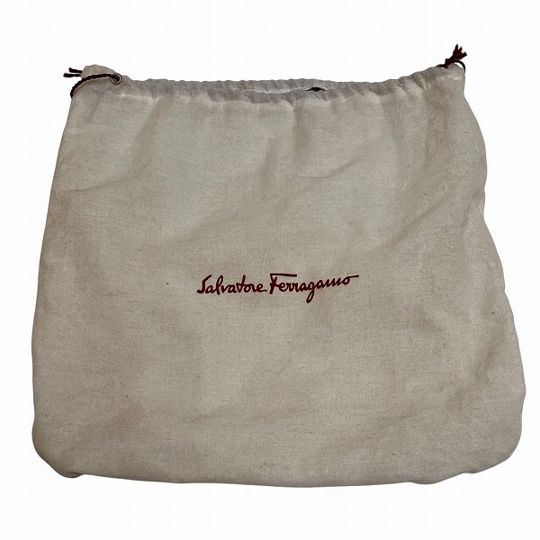 フェラガモ ヴァラ リボン 型押し D213096 バッグ ショルダーバッグ レディース【中古】