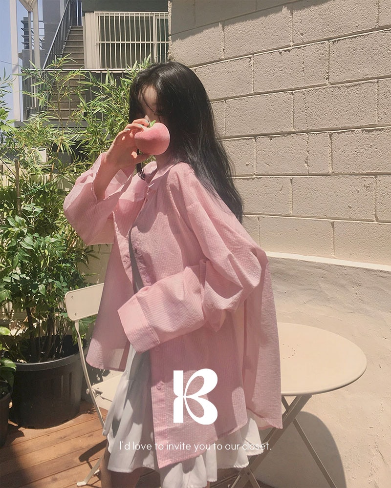 [MADE] アティストライプオーバーフィットシャツ bs1199