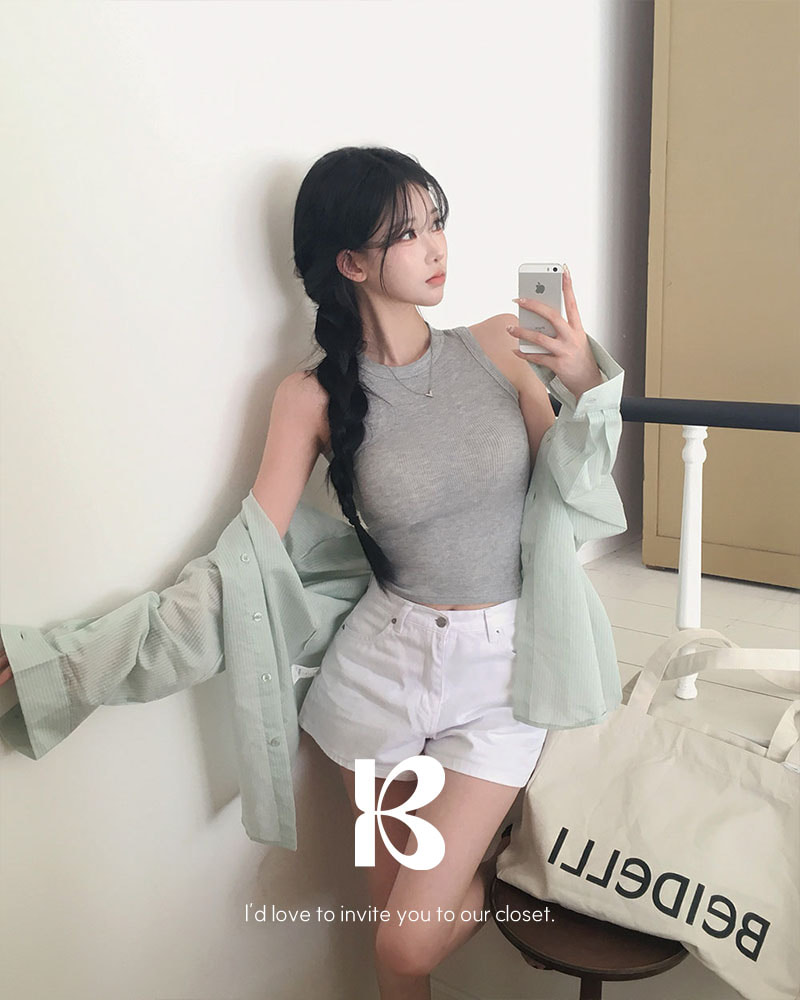 [MADE] アティストライプオーバーフィットシャツ bs1199