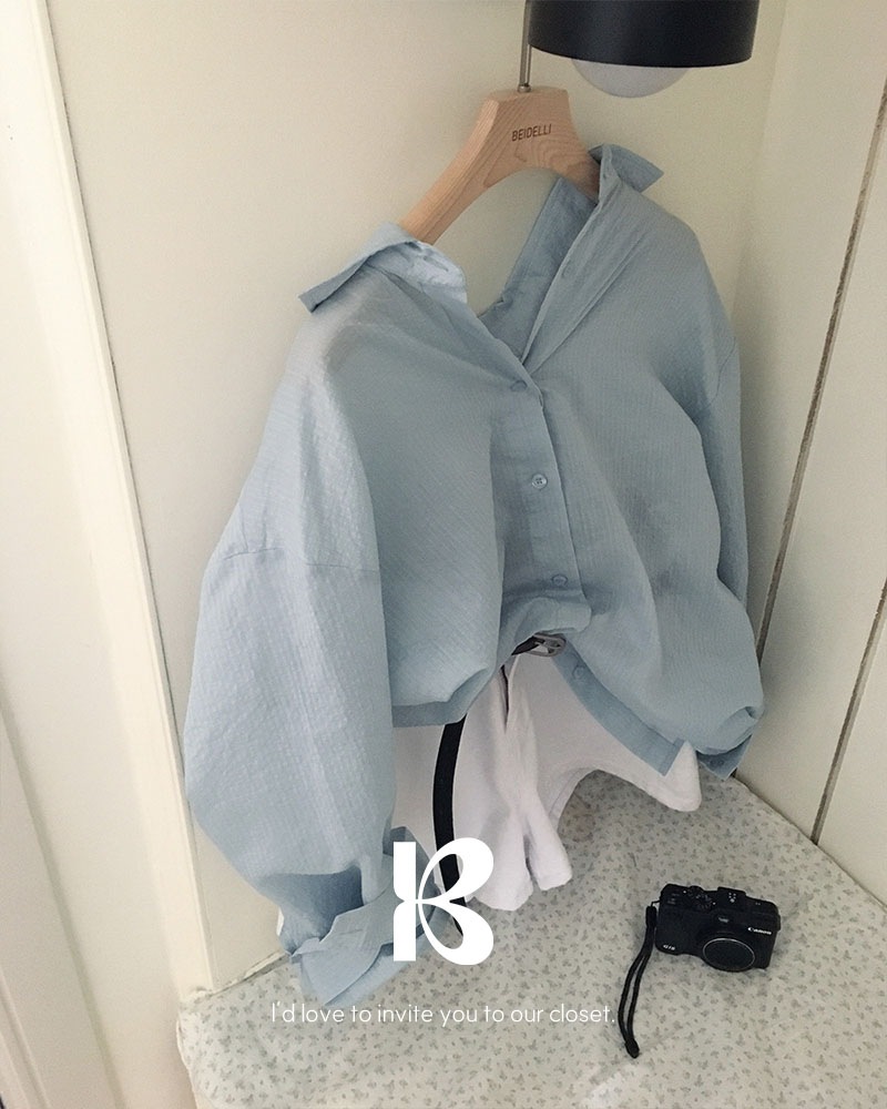 [MADE] アティストライプオーバーフィットシャツ bs1199