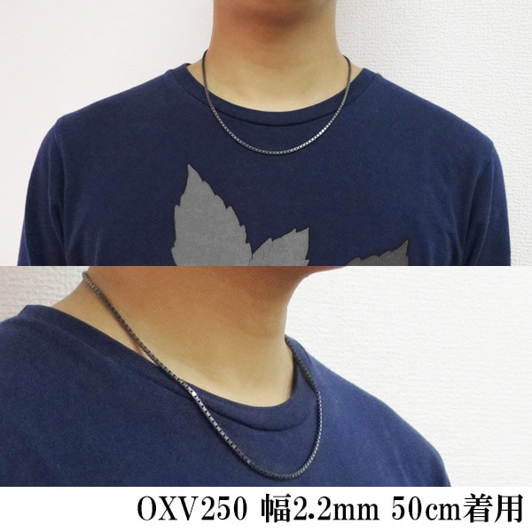 シルバーチェーン ネックレス チェーン いぶしベネチアンチェーン 幅約2.2mm 40cm シルバーチェーン ネックレス チェーン いぶしベネチアンチェーン 幅約2.2mm 40cm