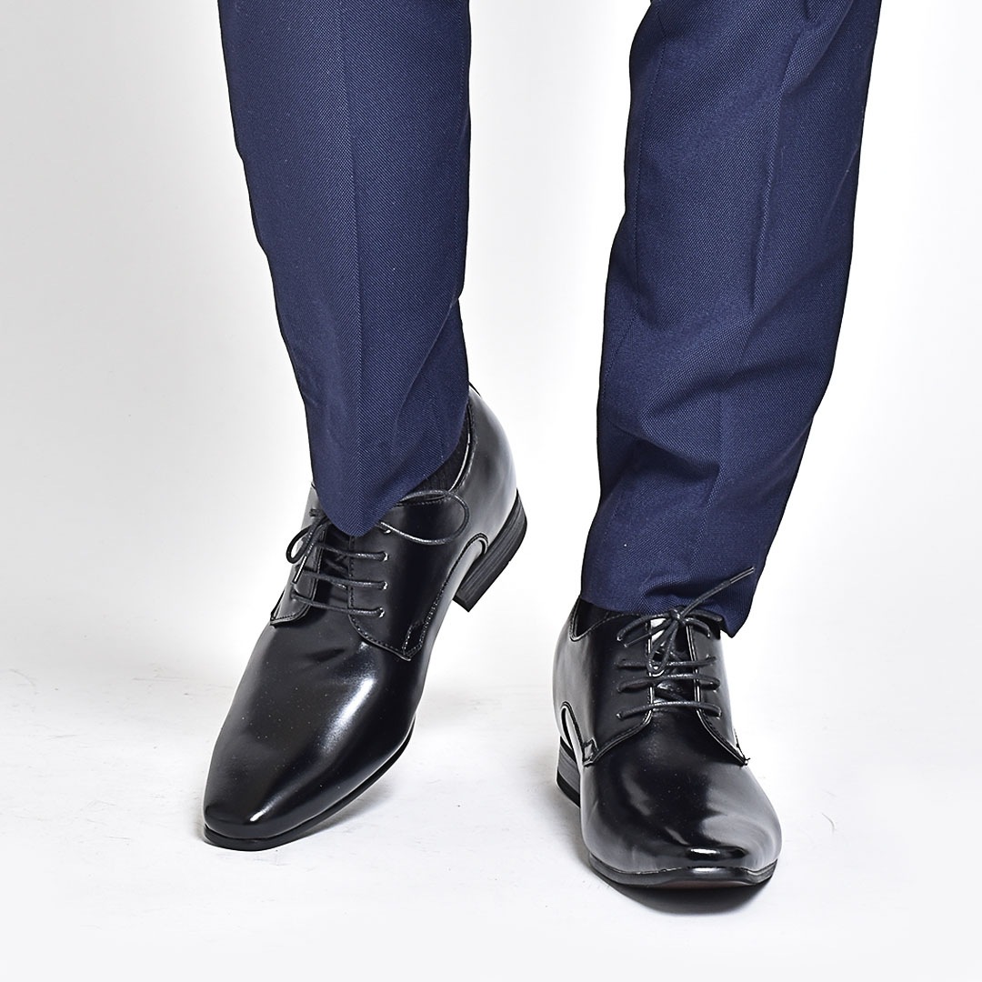 シークレットシューズ メンズ 革靴 紳士靴 黒 レースアップ 短靴 MPT125-4-H ビジネス シークレットシューズ メンズ 革靴 紳士靴 黒 レースアップ 短靴 MPT125-4-H ビジネス