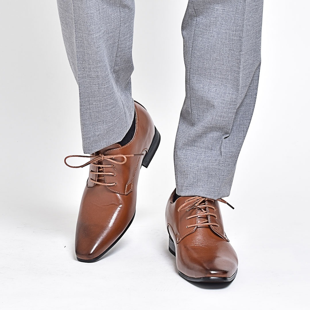 シークレットシューズ メンズ 革靴 紳士靴 黒 レースアップ 短靴 MPT125-4-H ビジネス シークレットシューズ メンズ 革靴 紳士靴 黒 レースアップ 短靴 MPT125-4-H ビジネス