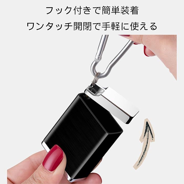 Qoo10] iQOS 灰皿 吸い殻入れ フック付き 3色 大