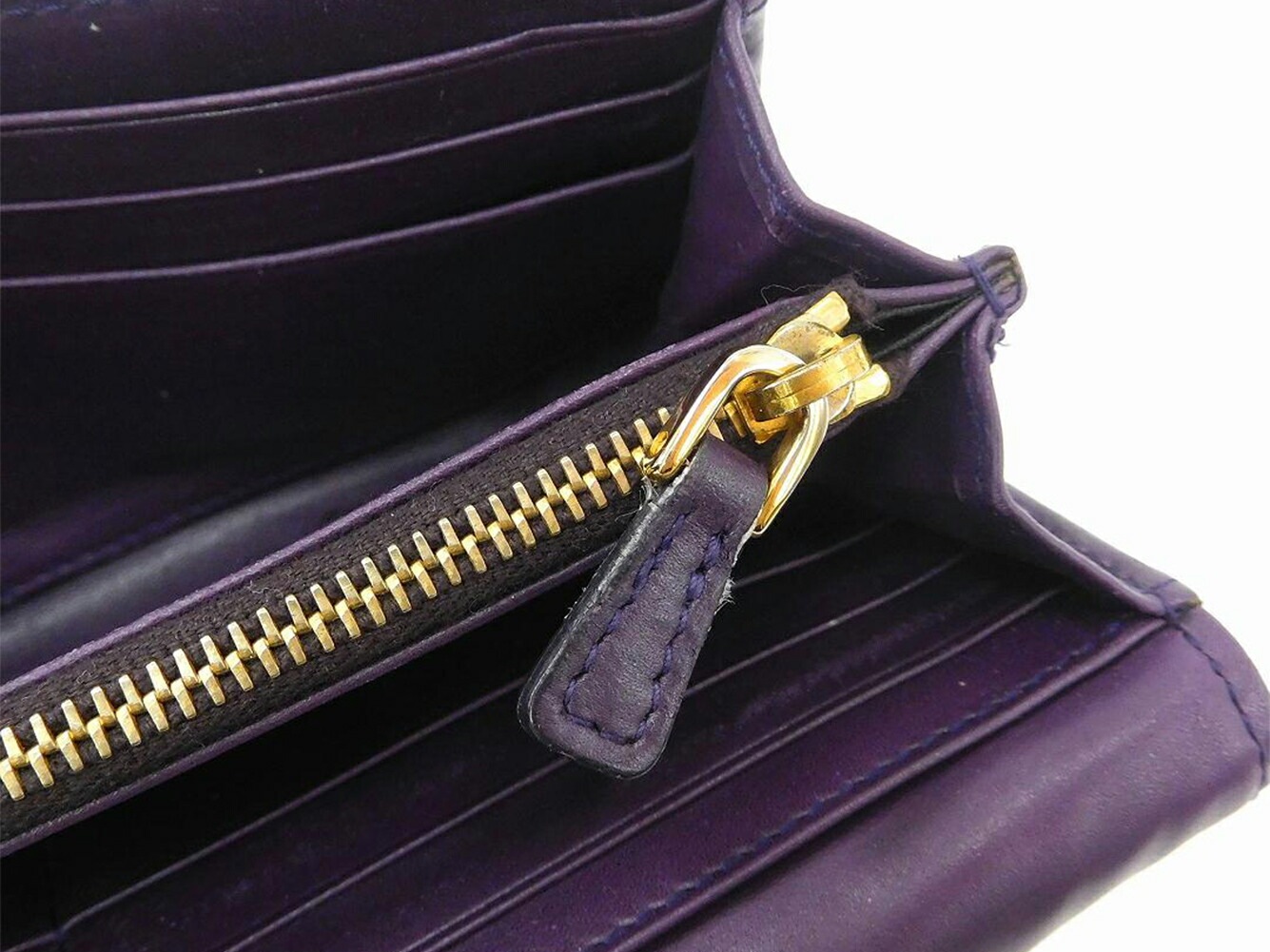 長財布 クロコ調 パープル レディース 中古 長財布 クロコ調 パープル レディース 中古