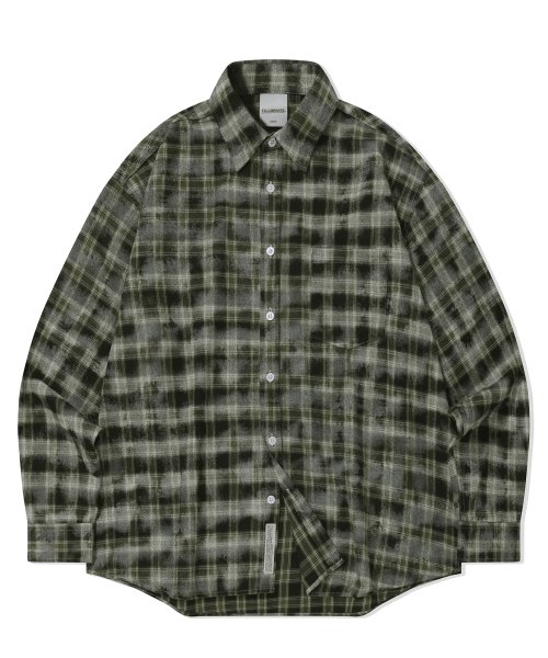 [LE SSERAFIM チェウォン 着用]Overfit Damage Washed Check Shirt - 2color mdprevattcaulkingandwaterproofing.com