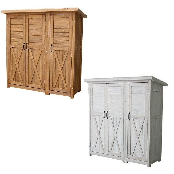 収納庫 ストッカー 木製 大型 カントリー 三つ扉 収納 倉庫 小屋 用品 野外 室外 庭 ガーデン 収納庫 ストッカー 木製 大型 カントリー 三つ扉 収納 倉庫 小屋 用品 野外 室外 庭 ガーデン