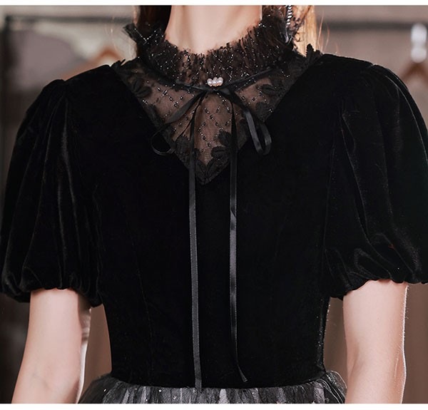 ドレス 大人 ピアノ 発表会 ロングドレス 演奏会 結婚式 母親 ドレス ピアノ発表会 黒 袖付き ロング パーティードレス キラキラ ブラック 半袖 長袖 成人式 同窓会 Aライン ステージドレス