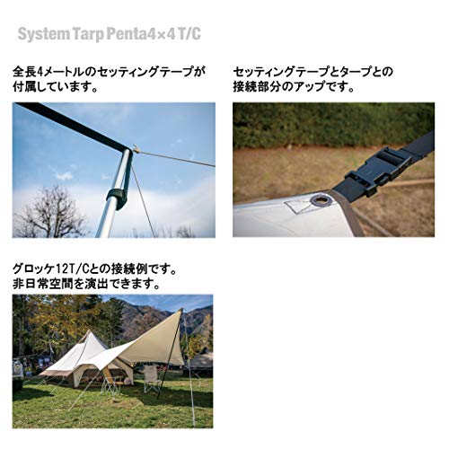 ogawaオガワ タープ 五角形タイプ システムタープ ペンタ3×3 3m×3m 