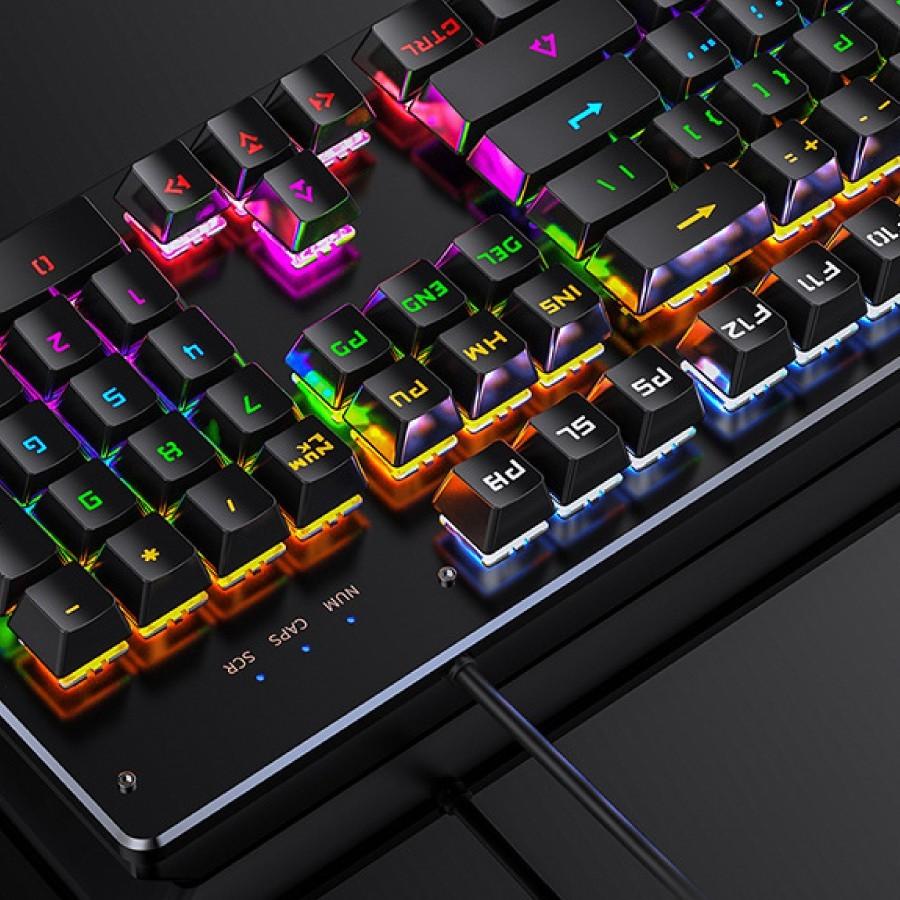 [10月推奨/20%OFF]キーボード 青軸キーボード 送料無料 マウス ゲーミングマウスセット ゲーミングキーボード 英字配列_3