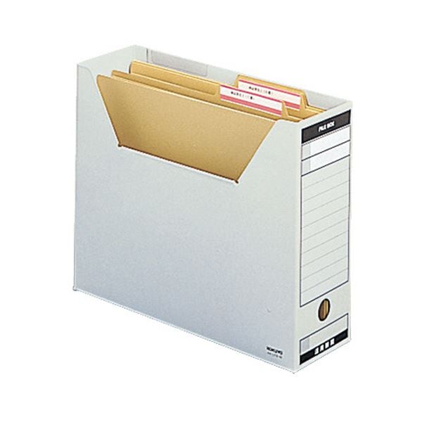 (まとめ) コクヨ ファイルボックス-FS(Dタイプ) A4ヨコ 背幅102mm 青 A4-LFD-B 1セット(5冊) (×10セット)