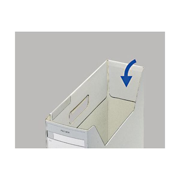 (まとめ) コクヨ ファイルボックス-FS(Dタイプ) A4ヨコ 背幅102mm 青 A4-LFD-B 1セット(5冊) (×10セット)