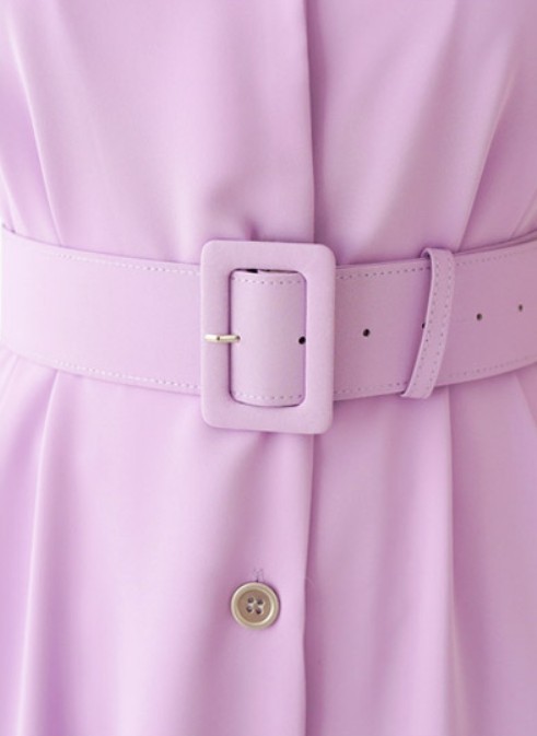 [K Fashion 2019 S/S] Belt Sleeveless Dress ベルトノースリーブワンピース-3colors