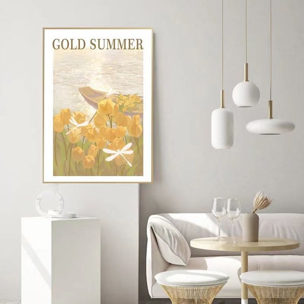 Qoo10] 絵画 抽象的な油絵寝室の絵 絵枠が付き