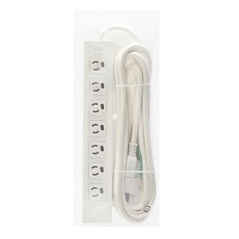（まとめ買い）電源タップ 3P 7個口 5m TAP-F37-5AD [x3]