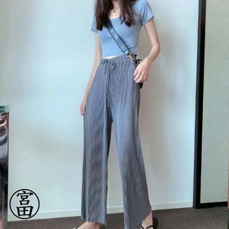 【超お得1つ買うと10個もらえる】裁断可 ワイドパンツ レディース ストレート ロングパンツ キラキラ 輝く ゆったり ウエストゴム 女性 カジュアルパンツ 春 夏 秋 長ズボン お洒 【超お得1つ買うと10個もらえる】裁断可 ワイドパンツ レディース ストレート ロングパンツ キラキラ 輝く ゆったり ウエストゴム 女性 カジュアルパンツ 春 夏 秋 長ズボン お洒