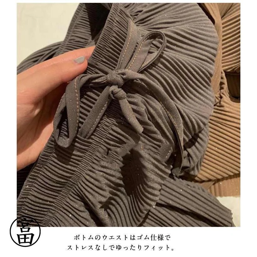 【超お得1つ買うと10個もらえる】裁断可 ワイドパンツ レディース ストレート ロングパンツ キラキラ 輝く ゆったり ウエストゴム 女性 カジュアルパンツ 春 夏 秋 長ズボン お洒 【超お得1つ買うと10個もらえる】裁断可 ワイドパンツ レディース ストレート ロングパンツ キラキラ 輝く ゆったり ウエストゴム 女性 カジュアルパンツ 春 夏 秋 長ズボン お洒