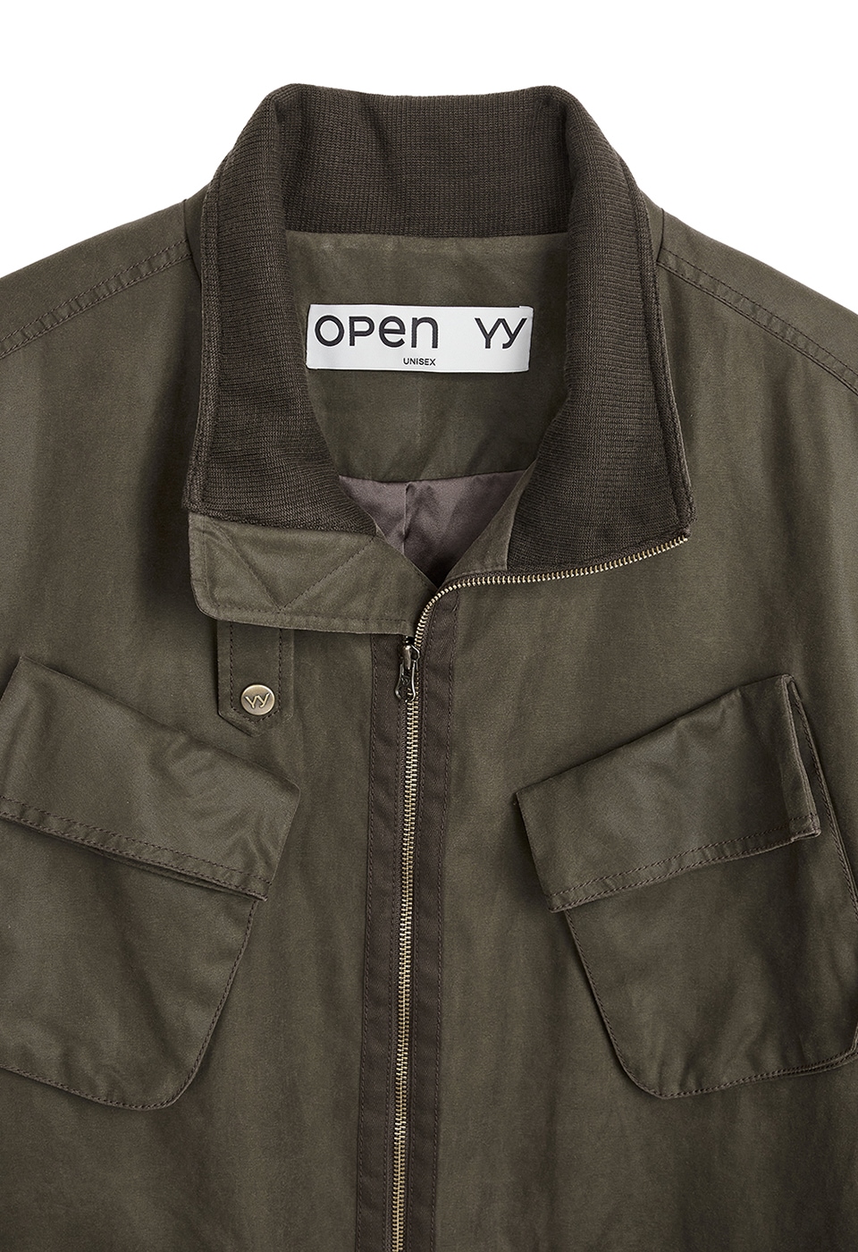 OPEN Yy】 CARGO POCKET FIELD JACKET : BROWN その他 アウター