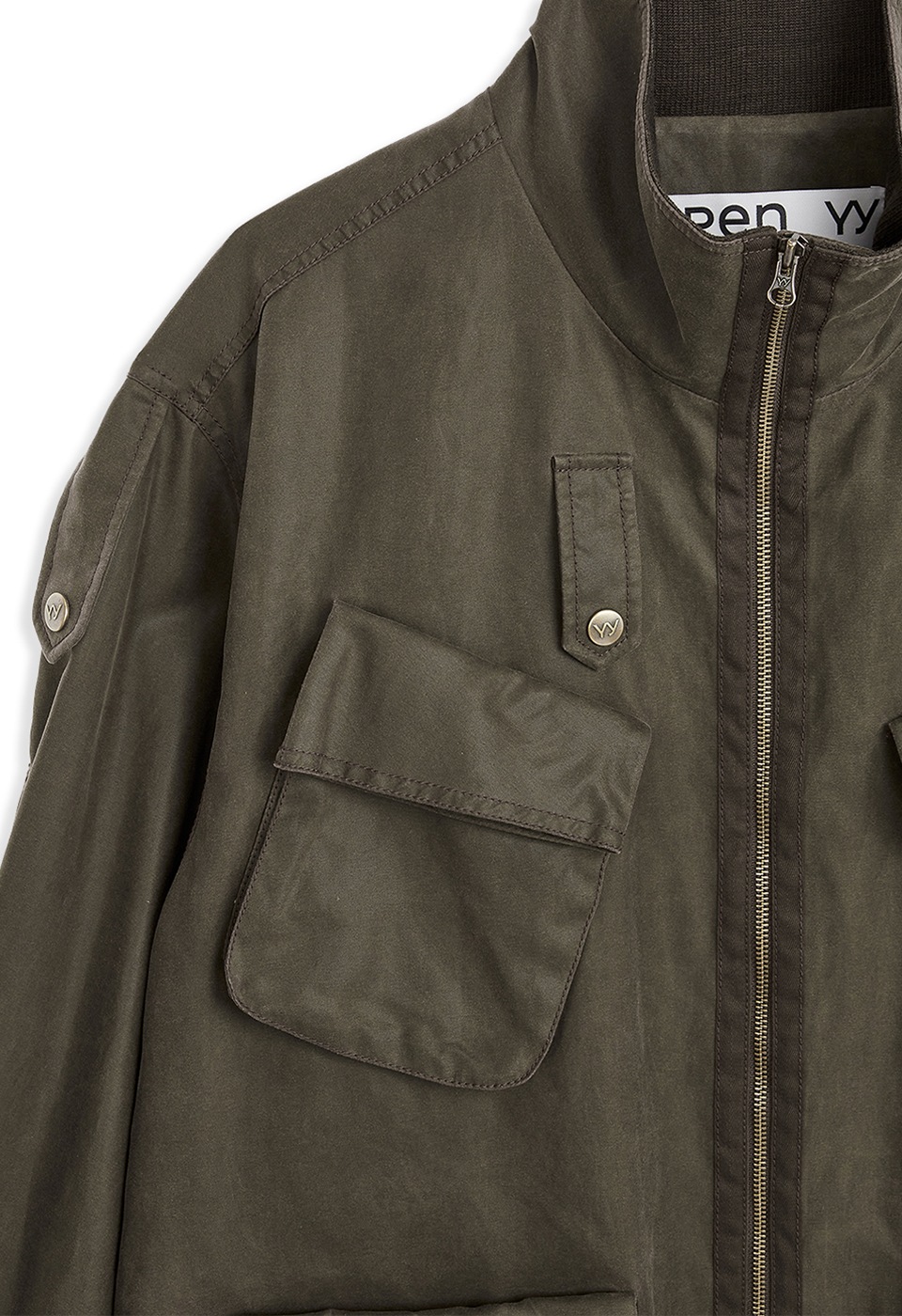 ★送料・関税込★OPEN YY★CARGO POCKET FIELD JACKET★BROWN★ オープンワイワイ(OPEN YY)｜Cargo Pocket Field Jacket｜Forget