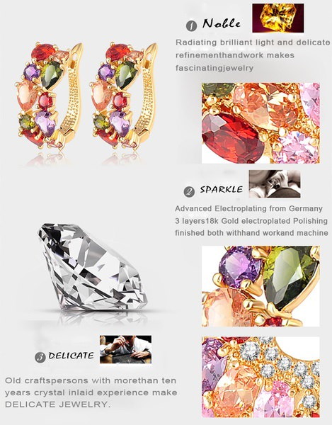LZESHINE新2015ファッションクリスマスギフト女性結婚式セット金メッキジルコニアチャームジュエリーセット LZESHINE新2015ファッションクリスマスギフト女性結婚式セット金メッキジルコニアチャームジュエリーセット