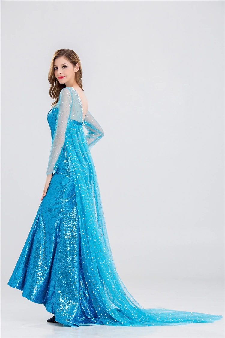 ハロウィーンの氷と雪エルサ・アナプリンセスドレスドレス王子ハンス・オラフ・ケリーパフォーマンスコスチューム