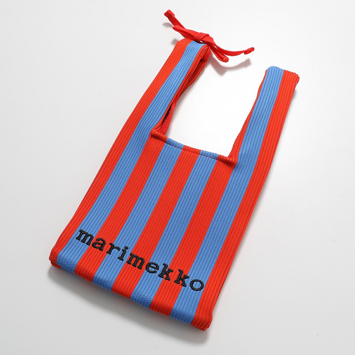 marimekko マリメッコ ハンドバッグ Knitted Mini Tote Merirosvo ニット ミニ トート メリロスヴォ 094144 レディース ストライプ ロゴ刺繍 鞄 カラー2色 marimekko マリメッコ ハンドバッグ Knitted Mini Tote Merirosvo ニット ミニ トート メリロスヴォ 094144 レディース ストライプ ロゴ刺繍 鞄 カラー2色