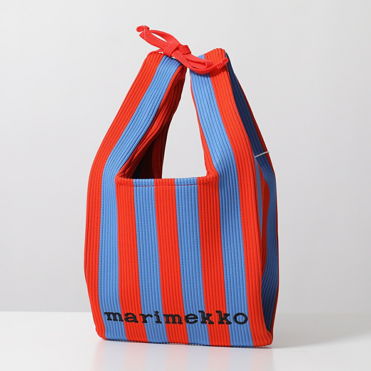 marimekko マリメッコ ハンドバッグ Knitted Mini Tote Merirosvo ニット ミニ トート メリロスヴォ 094144 レディース ストライプ ロゴ刺繍 鞄 カラー2色 marimekko マリメッコ ハンドバッグ Knitted Mini Tote Merirosvo ニット ミニ トート メリロスヴォ 094144 レディース ストライプ ロゴ刺繍 鞄 カラー2色