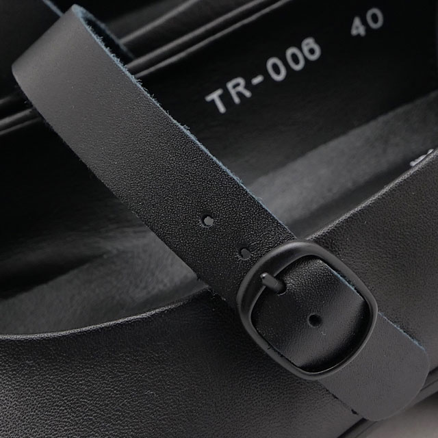 ショセ トラベルシューズ バイ ショセ ワンストラップヒールシューズ [TR-006] レディース 靴 日本製 生活防水 ビブラムソール ブラック BL 正規取扱店