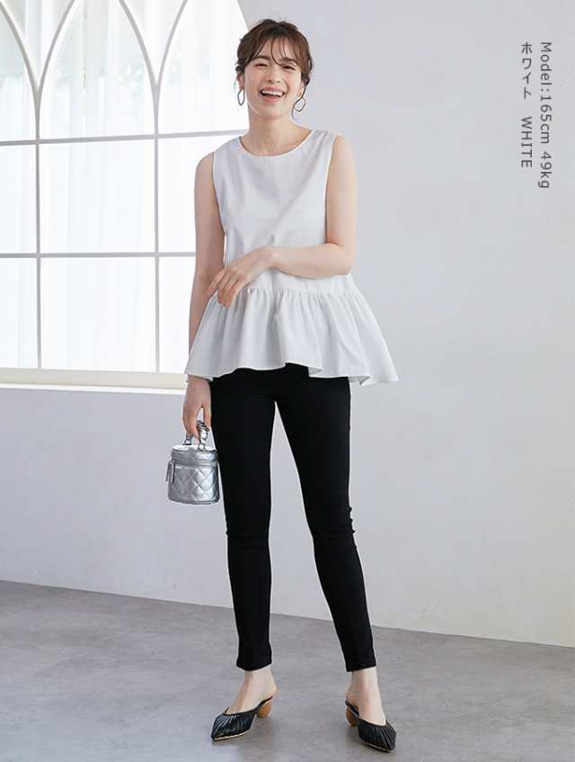 半額キャンペーン中1990円ノースリーブ ペプラムブラウス 裾フリル ノースリ トップス 春 夏 レイヤード 無地 重ね着 チュニック お尻 お腹 体型カバー フレア ボリューム ティアード 裾切替 半額キャンペーン中1990円ノースリーブ ペプラムブラウス 裾フリル ノースリ トップス 春 夏 レイヤード 無地 重ね着 チュニック お尻 お腹 体型カバー フレア ボリューム ティアード 裾切替