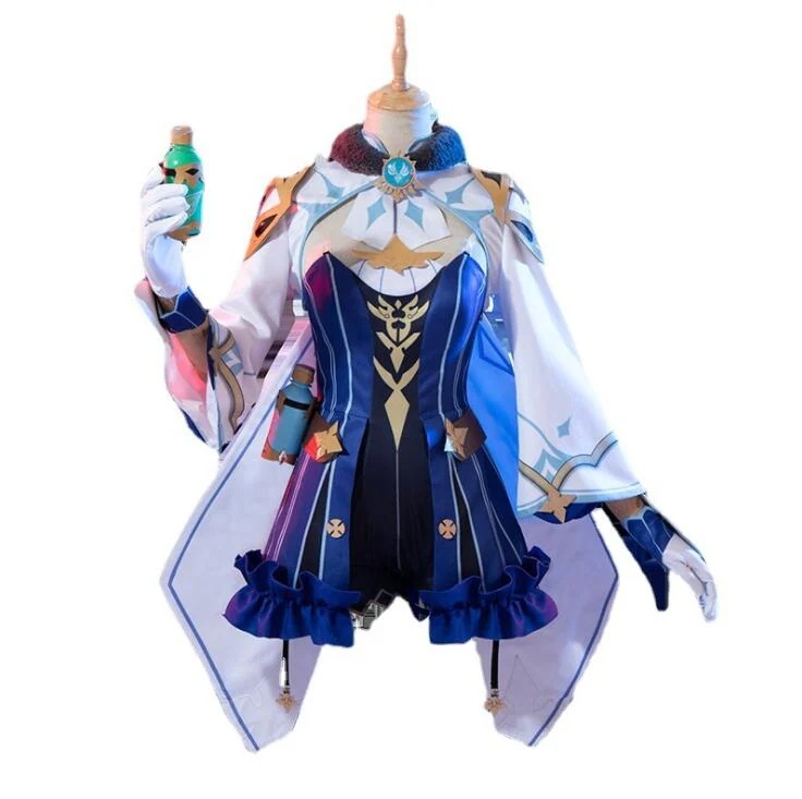 原神スクロース天才錬金術師 コスプレ 衣装 ワンピース