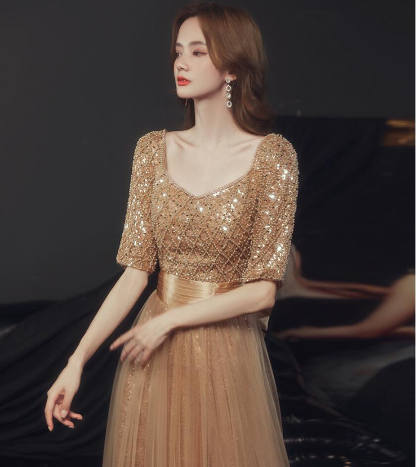 激安セール エレガント 高級感 シャンパン ハイウエスト レディースドレス 宴会 パーティー お呼ばれ 無地 チュールスカート ロングドレス ロングワンピース 半袖 新着 キレイめ ウェディングドレス 激安セール エレガント 高級感 シャンパン ハイウエスト レディースドレス 宴会 パーティー お呼ばれ 無地 チュールスカート ロングドレス ロングワンピース 半袖 新着 キレイめ ウェディングドレス