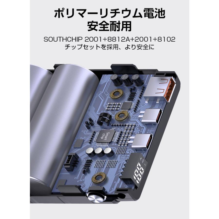 モバイルバッテリー 30000mAh 大容量 防災電源 100W高速充電 ポータブル電源 パワーバンク ノートパソコン充電 PD対応 QC3.0 USB出力 Type C出力/入力 PSE認証済 モバイルバッテリー 30000mAh 大容量 防災電源 100W高速充電 ポータブル電源 パワーバンク ノートパソコン充電 PD対応 QC3.0 USB出力 Type C出力/入力 PSE認証済