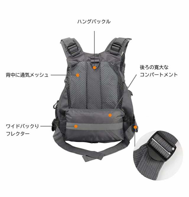 フィッシングベスト フローティングベスト ライフジャケット メッシュベスト カメラマン ジャケット オールシーズン 釣り用 撮影用 多機能 浮き力材取り外し可 95kgまでの負荷力 撮影用 多機能 フィッシングベスト フローティングベスト ライフジャケット メッシュベスト カメラマン ジャケット オールシーズン 釣り用 撮影用 多機能 浮き力材取り外し可 95kgまでの負荷力 撮影用 多機能