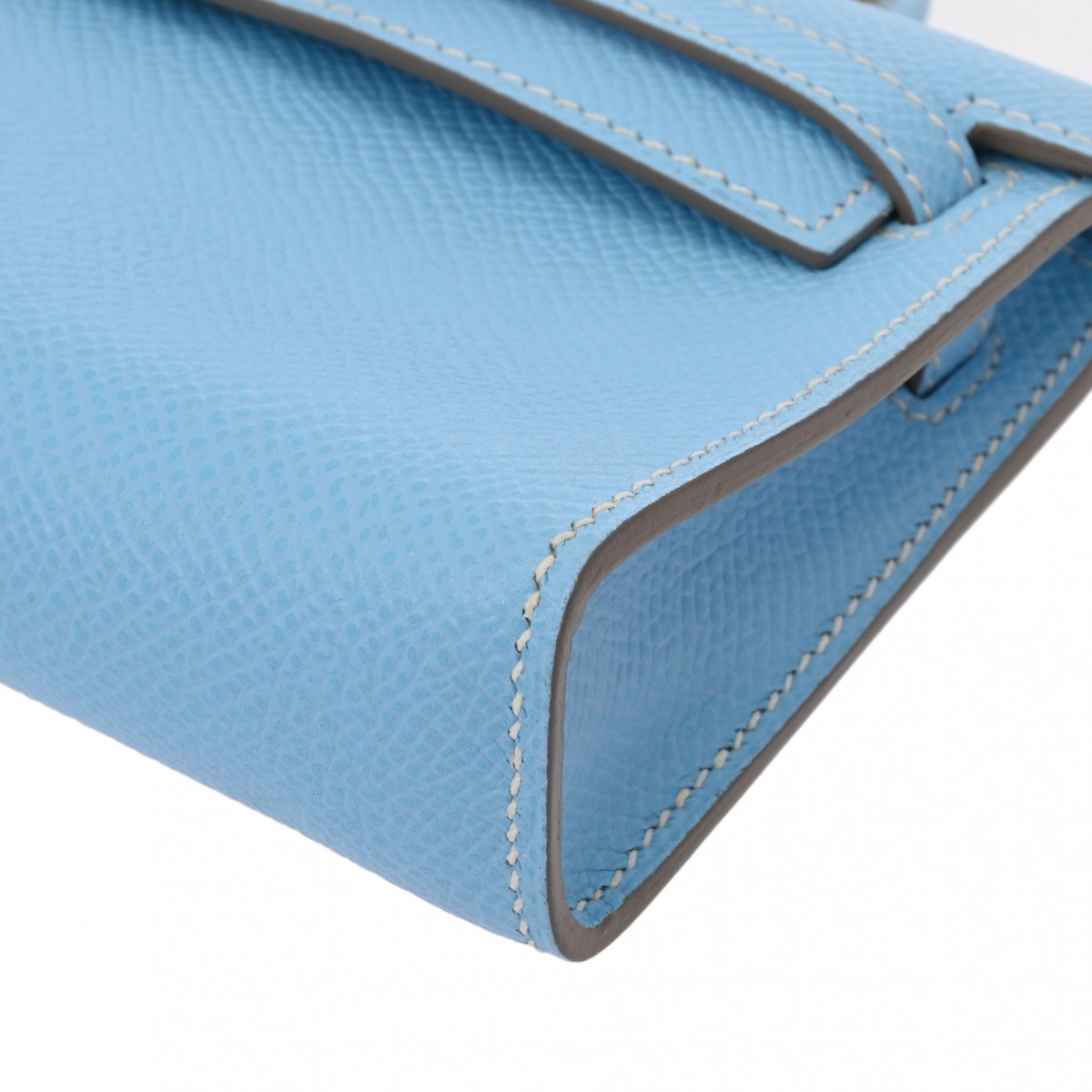 タイニー ケリー セレスト O刻印(2011年頃) レディース ヴォーエプソン 2WAYバッグ Aランク 中古 銀蔵 タイニー ケリー セレスト O刻印(2011年頃) レディース ヴォーエプソン 2WAYバッグ Aランク 中古 銀蔵