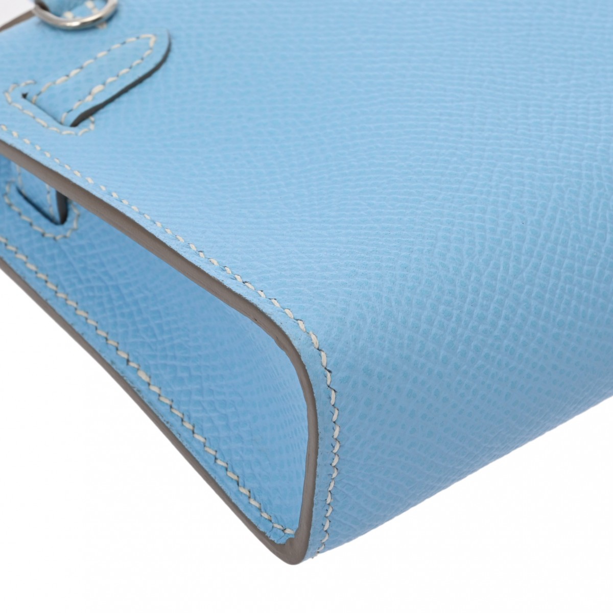 タイニー ケリー セレスト O刻印(2011年頃) レディース ヴォーエプソン 2WAYバッグ Aランク 中古 銀蔵 タイニー ケリー セレスト O刻印(2011年頃) レディース ヴォーエプソン 2WAYバッグ Aランク 中古 銀蔵