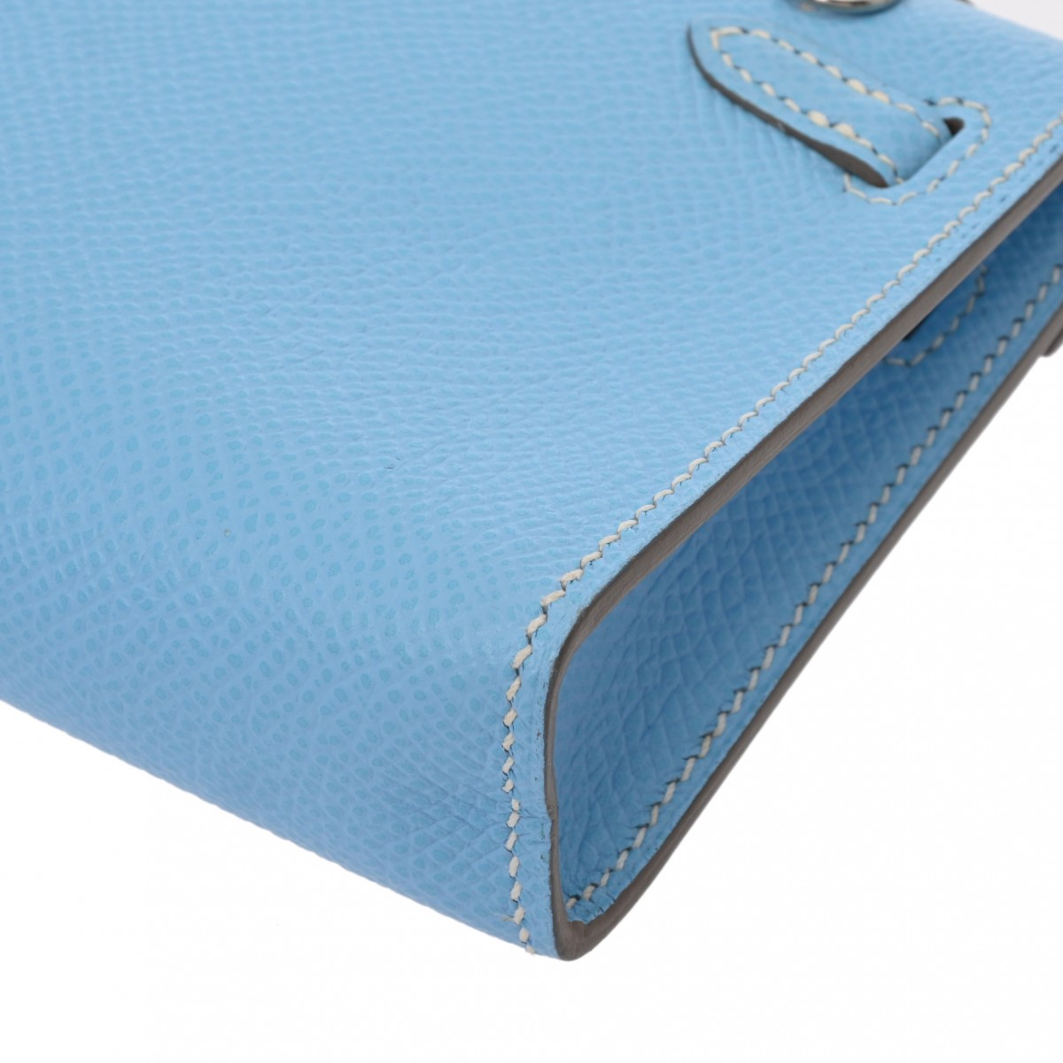 タイニー ケリー セレスト O刻印(2011年頃) レディース ヴォーエプソン 2WAYバッグ Aランク 中古 銀蔵 タイニー ケリー セレスト O刻印(2011年頃) レディース ヴォーエプソン 2WAYバッグ Aランク 中古 銀蔵