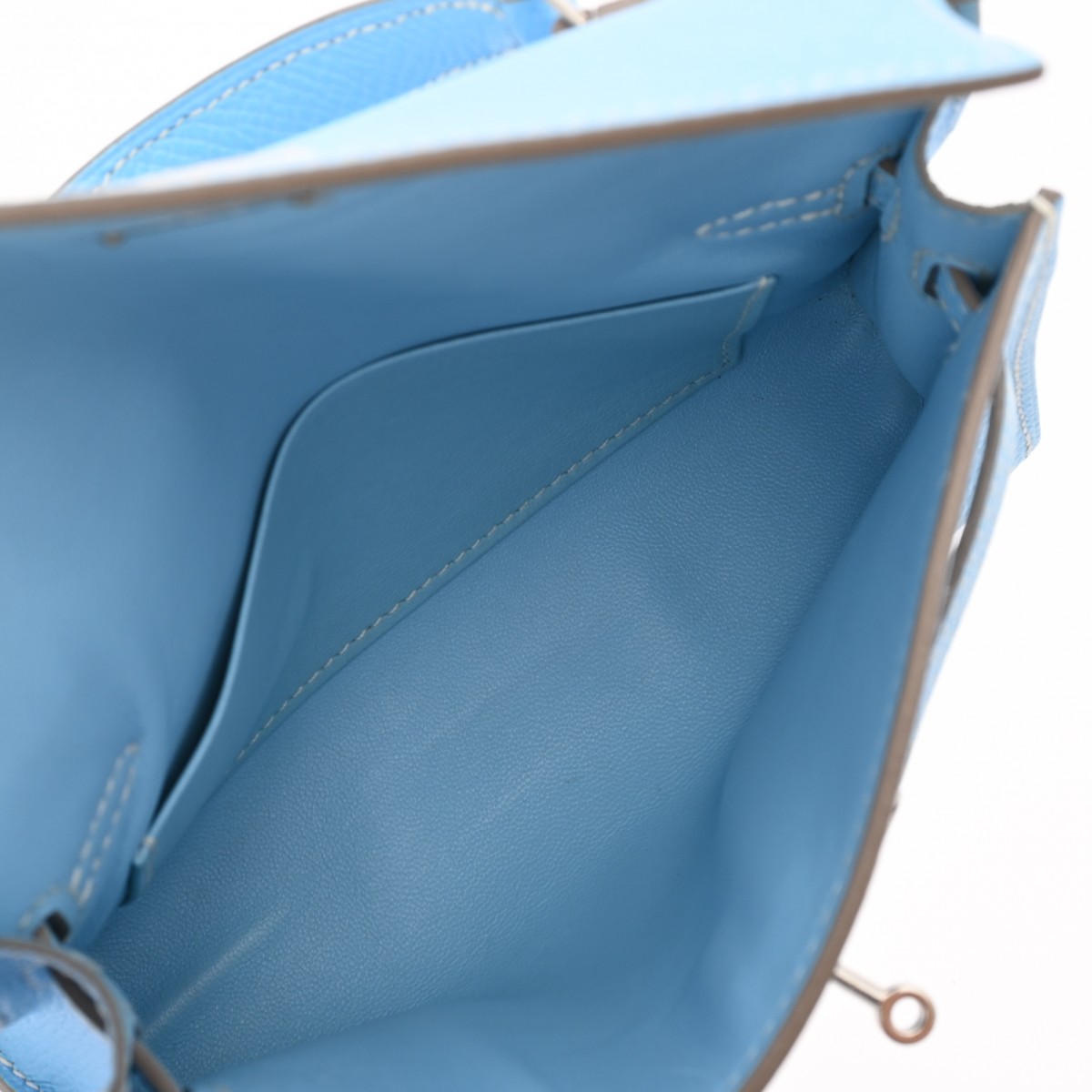 タイニー ケリー セレスト O刻印(2011年頃) レディース ヴォーエプソン 2WAYバッグ Aランク 中古 銀蔵 タイニー ケリー セレスト O刻印(2011年頃) レディース ヴォーエプソン 2WAYバッグ Aランク 中古 銀蔵