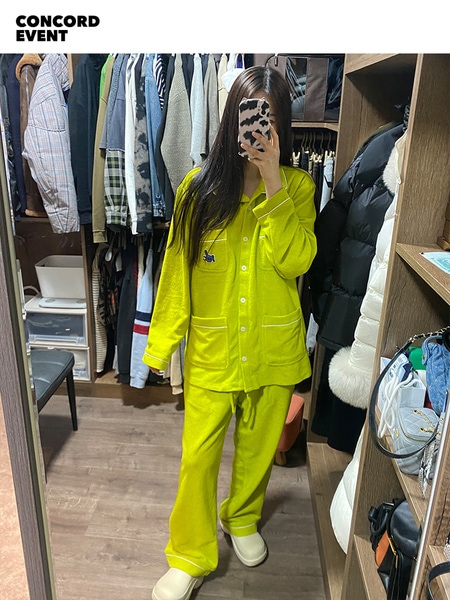 夜更かし厚手ホーム服セット