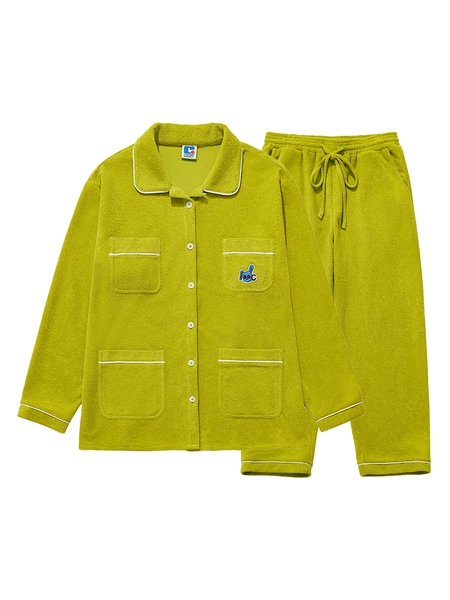 夜更かし厚手ホーム服セット