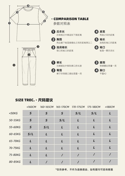 夜更かし厚手ホーム服セット