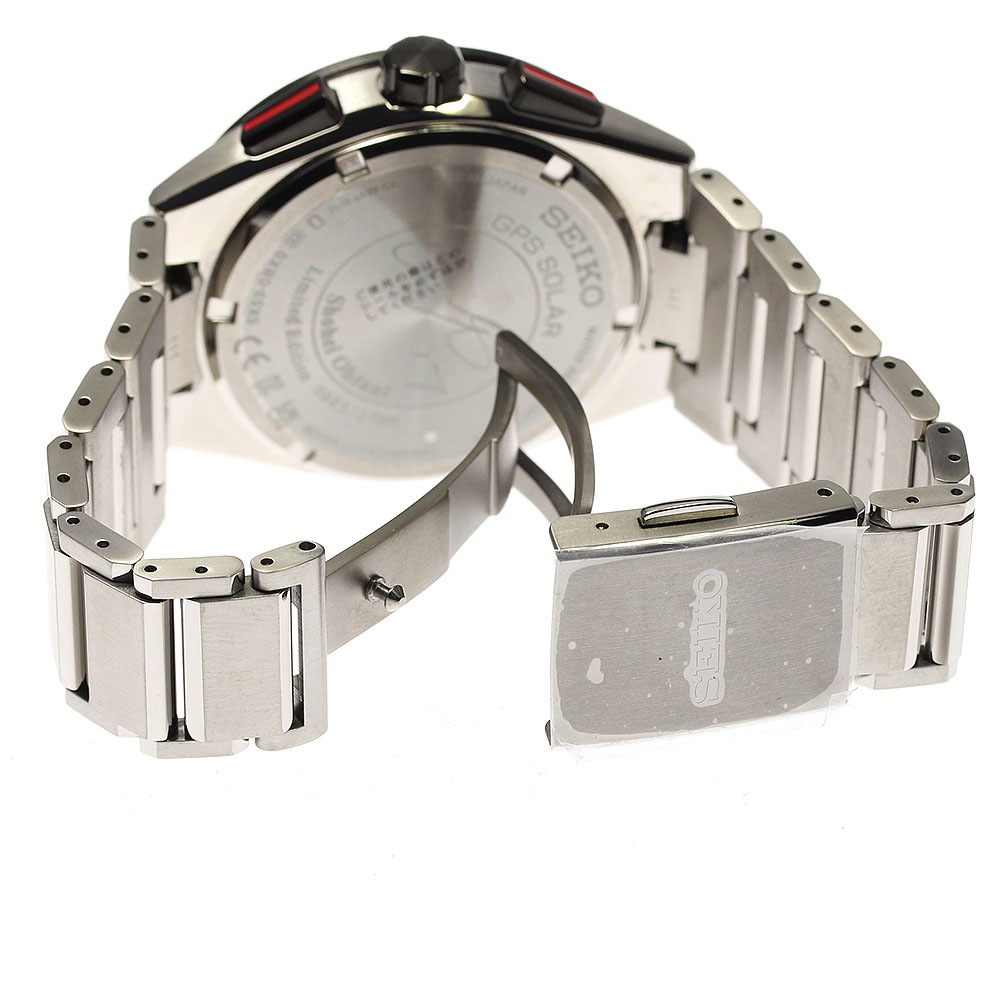 セイコー SEIKO SBXC125/5X53-0BX0 アストロン 大谷翔平2022年モデル ソーラー電波 メンズ 極美品 箱・保証書付き_805554【中古】 セイコー SEIKO SBXC125/5X53-0BX0 アストロン 大谷翔平2022年モデル ソーラー電波 メンズ 極美品 箱・保証書付き_805554【中古】