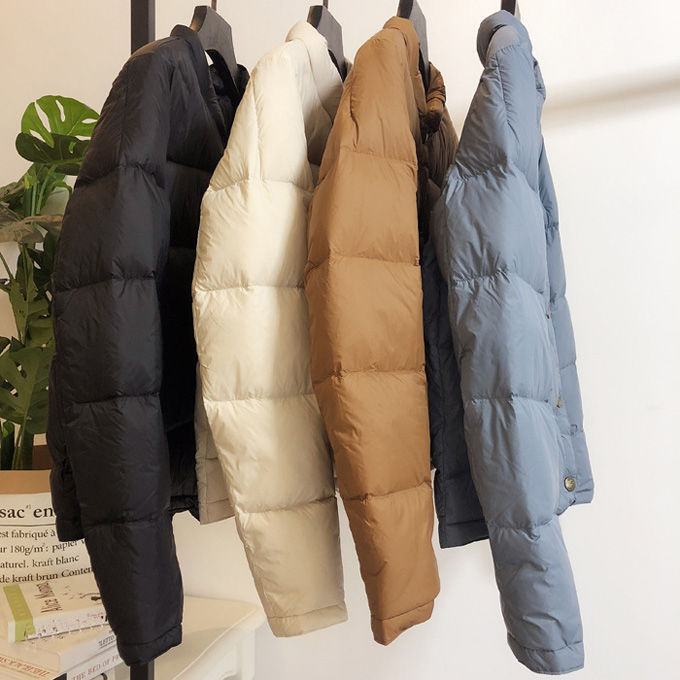 ダウンジャケット ダウンコート ショートダウン 立襟 アウター 上着 ショートダウン レディース 大人 可愛い 軽量 暖かい 防寒 秋 冬 シンプル ショートコート きれいめ おしゃれ 冬服 通学 通
