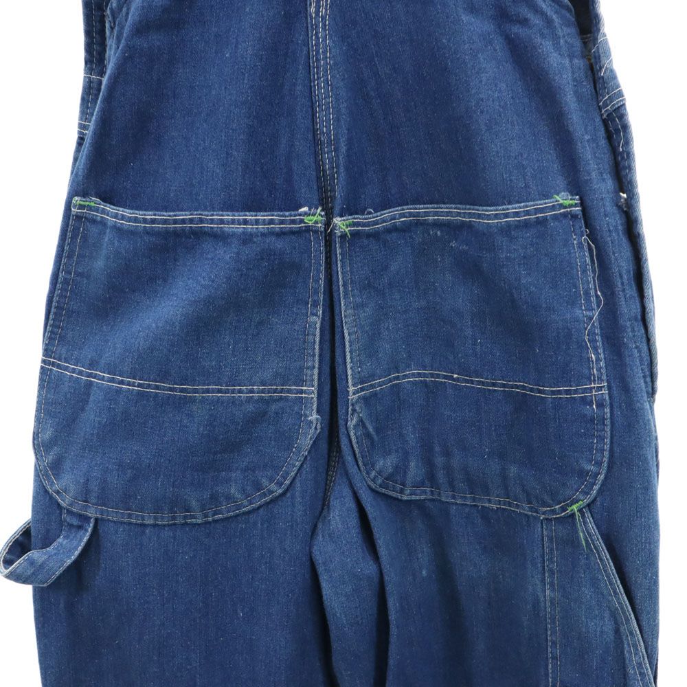ワシントンディーシー 80s オールド デニム オーバーオール WASHINGTON DEE CEE ボタンフライ メンズ ワシントンディーシー 80s オールド デニム オーバーオール WASHINGTON DEE CEE ボタンフライ メンズ