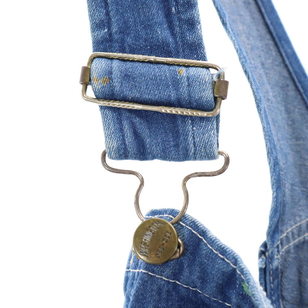 ワシントンディーシー 80s オールド デニム オーバーオール WASHINGTON DEE CEE ボタンフライ メンズ ワシントンディーシー 80s オールド デニム オーバーオール WASHINGTON DEE CEE ボタンフライ メンズ